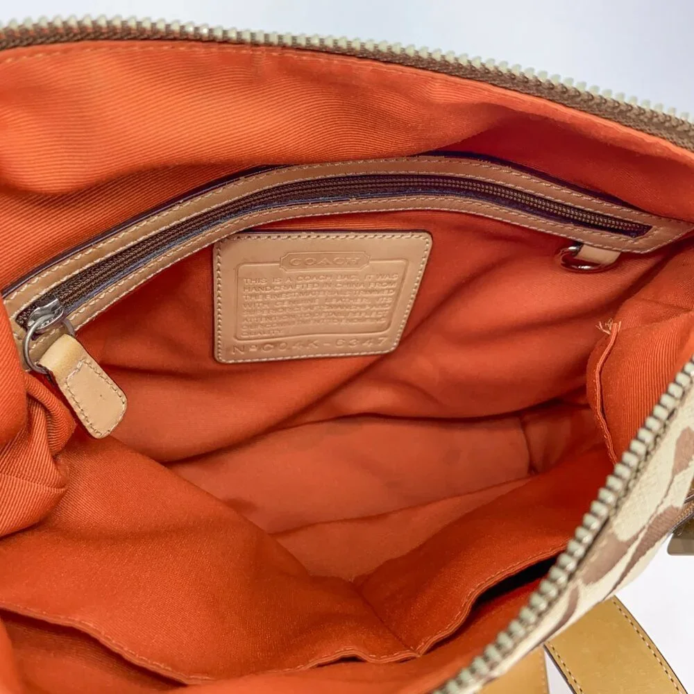 COACH Vintage Hobo Signature C Slim Crossbody Canvas Bag - C04K-6347 - Picture 3 of 14